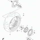 GSX-R750 Заднее колесо