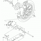 DR200SE Заднее колесо