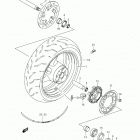 GSX-R1000 Rear wheel (gsx-r1000zl3 e28)
