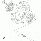VZ1500 Boulevard M90 Переднее колесо