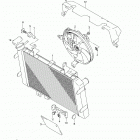 DL650AL3 V-Strom Радиатор