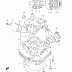 DR650SE Головка цилиндра