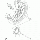 DR200SE Переднее колесо