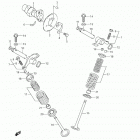DR-Z125,L Распределительный вал-клапаны