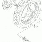 VZ800 Boulevard M50 Переднее колесо