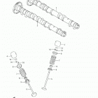 GSX-R600 Распределительный вал-клапаны