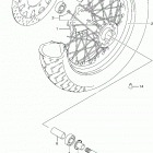 VL800 T,C Boulevard C50 Front wheel (vl800l3 e03)