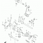 DR200SE Механизм  переключения передач