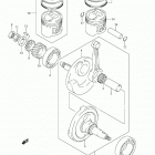 DR-Z125,L Коленвал