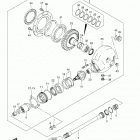 VZR1800,Z Boulevard M109R Propeller shaft  /  final drive gear (vzr1800l3 e0...