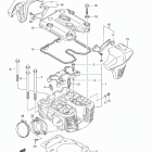 VZR1800,Z Boulevard M109R Задняя головка цилиндров