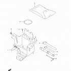 DL650AL3 V-Strom Battery holder