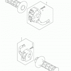DR200SE Рулевые переключатели