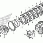 CTX700N Сцепление