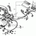 CBR600RA Жгут проводов