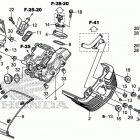 VT1300CS Крышка головки цилиндров,передняя
