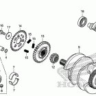 CB500X Коленчатый вал и поршни