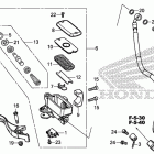 GL1800C Главный тормозной цилиндр -передний