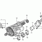 ST1300PA Коленчатый вал и поршни