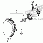 GROM125(MSX125E) Фара