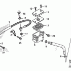 CB500F Rear brake master        cylinder (std)