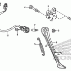 CBR1000RA Подножка
