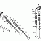 CBR500RA Распределительный вал и клапана