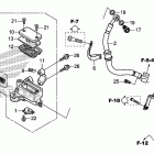 CB500FA Передний тормозной цилиндр (ABS)
