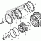 CBR600RA Сцепление