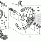 CRF450X Заднее колесо