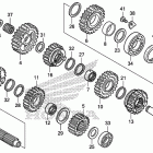 CRF450X Трансмиссия