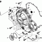 CB500X Крышка картера правая