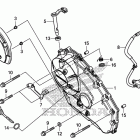 CTX700N Правая крышка картера