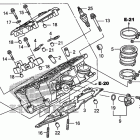 ST1300PA Правая головка цилиндров