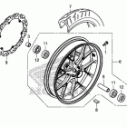 CB500FA Переднее колесо