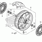 CBR600RA Переднее колесо