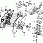 CBR500RA Подножки