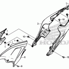 CB500FA Сидение и обтекатели сиденья
