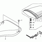 CBR600RA Сидение
