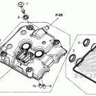 CB500X Крышка головки цилиндров