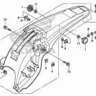 CRF450X Заднее крыло