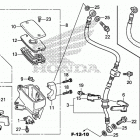 VT750CA Передний тормозной цилиндр