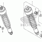 CB1100 Задний амортизатор