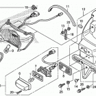 VT750C2B Задний фонарь