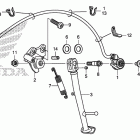 CBR600RA Подножка