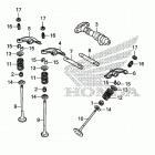VT750CA Camshaft valve (rr.)