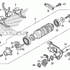 GL1800C Shift drum@shift fork