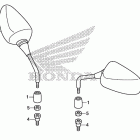 CB500X Зеркало