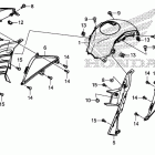 GROM125(MSX125E) Капот и облицовка