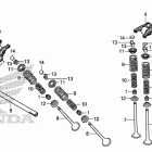 CB500X Распределительный вал и клапана